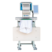 DSC-J1201 미니 단일 헤드 자수 기계 30*40cm 모자 Tshirt 자동 봉제 자수 기계 전산화