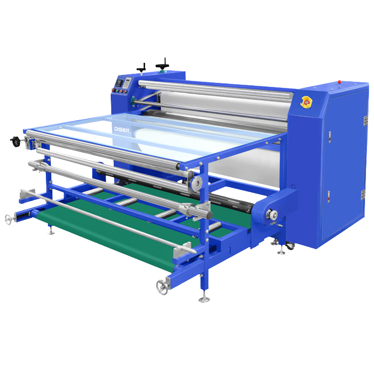 DS-26B 1.7x210 1700mm 패브릭 섬유 캘린더 가열 파이프 롤 공압 열 프레스 롤러 승화 회전 열전달 기계