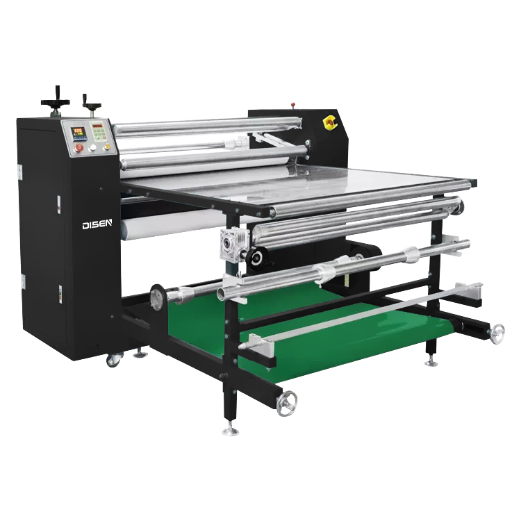 DS-26B 1.2x210 1200mm 상업용 공압 롤 직물 승화 로터리 티셔츠 열전달 프레스 기계